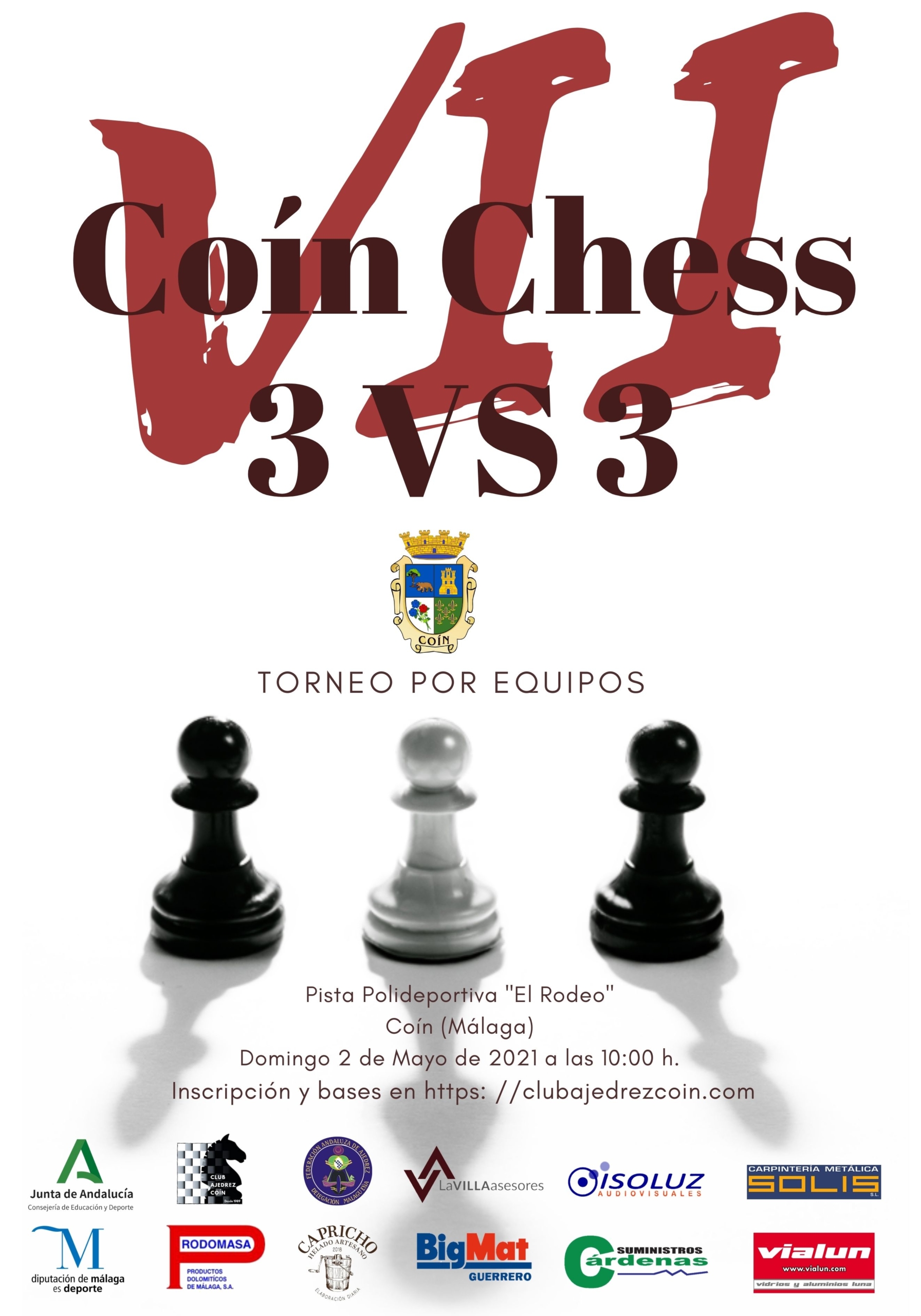 VIII Coín Chess 3 VS 3