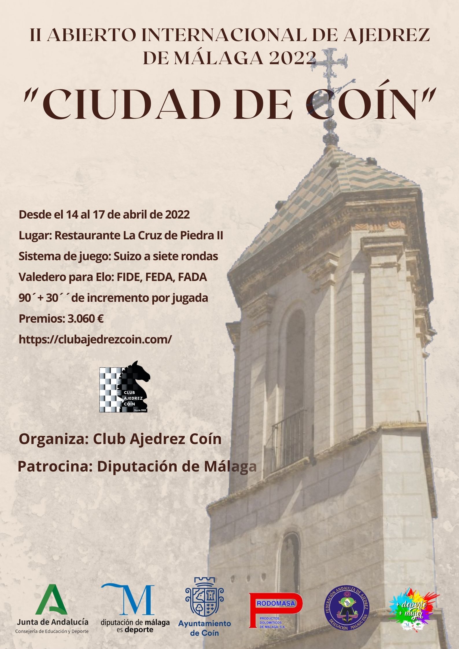 II Abierto Internacional de Ajedrez de Málaga 2022 “Ciudad de Coín”