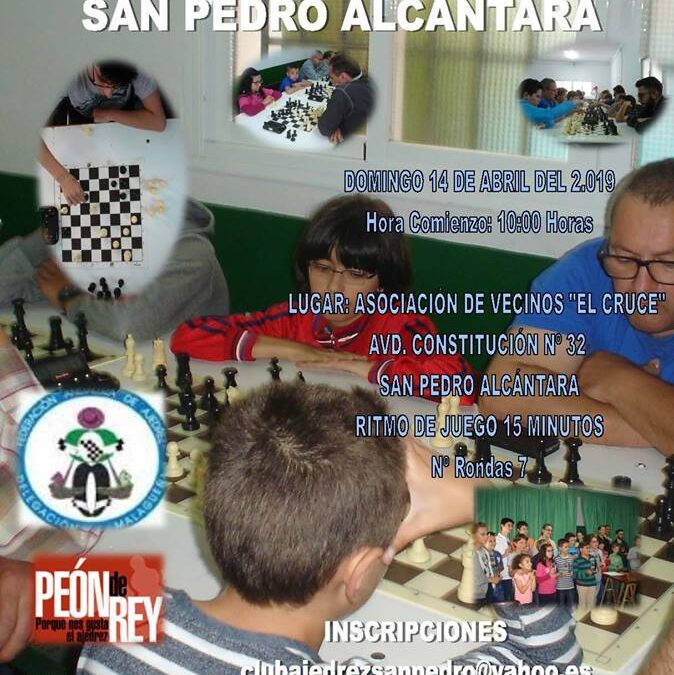 XIV Torneo Semana Santa de Ajedrez San Pedro Alcántara